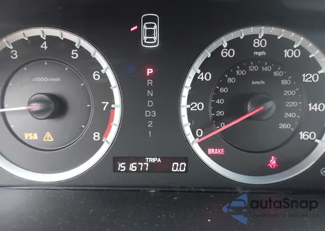 2008 Honda Accord 2.4 Ex из США, поврежденный, VIN 1HGCS12748A027619